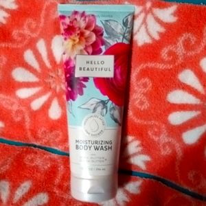 Bath and body works (HELLO BEAUTIFUL) MOISTURIZING BODY WASH.